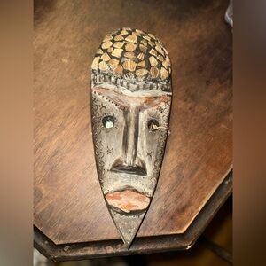 African Tribal Mask Handcrafted in Ghana